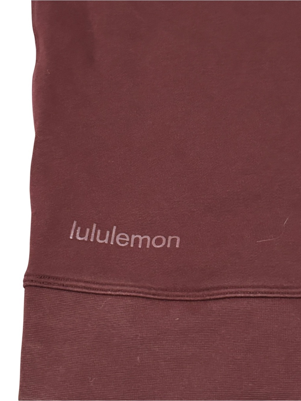 Lululemon Men's Crewneck Sweater Burgundy Long Sleeves - Picture 6 of 6
